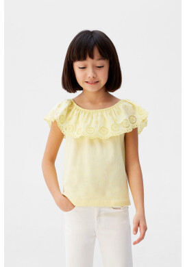 Mango Kids Детска тениска Sonia 110-164 cm - Pepit.bg