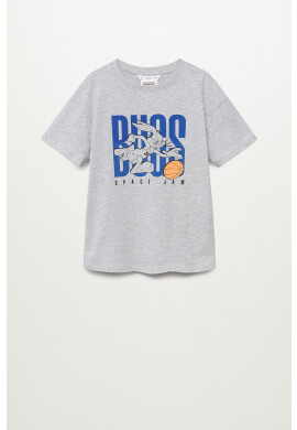 Mango Kids Детска тениска Space 116-164 cm - Pepit.bg