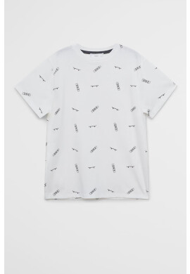 Mango Kids Детска тениска Stamp7 110-164 cm - Pepit.bg