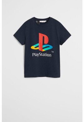 Mango Kids Детска тениска Station 110-164 cm - Pepit.bg