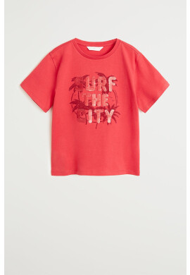 Mango Kids Детска тениска Summer 110-164 cm - Pepit.bg