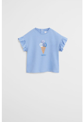 Mango Kids Детска тениска Tul 80-104 cm - Pepit.bg