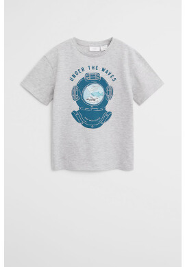 Mango Kids Детска тениска Waves 110-152 cm - Pepit.bg
