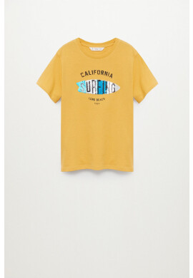 Mango Kids Детска тениска Waves 110-152 cm - Pepit.bg