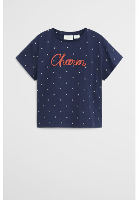 Mango Kids Детска тениска Yeah 110-164 cm - Pepit.bg