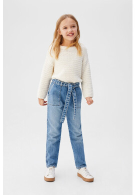 Mango Kids Детски дънки Baggy 110-164 cm - Pepit.bg