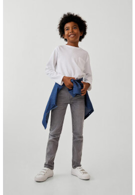 Mango Kids Детски дънки Slim 110-164 cm - Pepit.bg