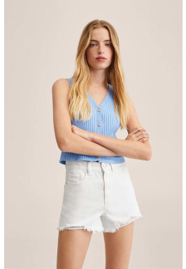 Mango Kids Детски дънков къс панталон Helen01 - Pepit.bg