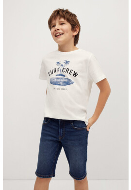 Mango Kids Детски дънков къс панталон John 110-164 cm - Pepit.bg