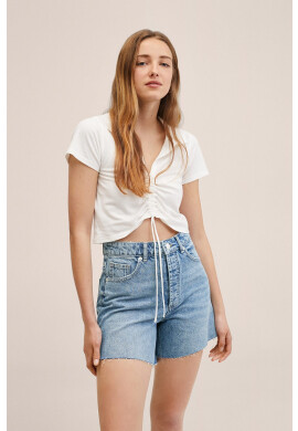 Mango Kids Детски къси панталони Slit - Pepit.bg
