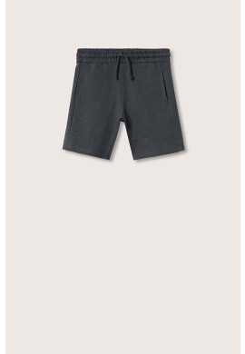 Mango Kids Детски къси панталони Slub - Pepit.bg