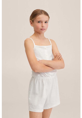 Mango Kids Детски памучен гащеризон Mina - Pepit.bg