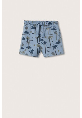 Mango Kids Детски памучен къс панталон Michael - Pepit.bg