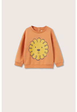 Mango Kids Детски памучен суичър - Pepit.bg
