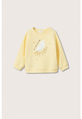 Mango Kids Детски памучен суичър - Pepit.bg