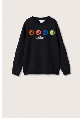 Mango Kids Детски памучен суичър Aven - Pepit.bg
