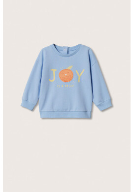 Mango Kids Детски памучен суичър Frutti - Pepit.bg