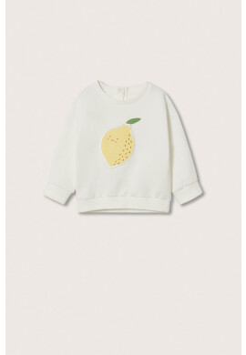 Mango Kids Детски памучен суичър Frutti - Pepit.bg