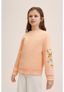 Mango Kids Детски памучен суичър Isabel - Pepit.bg