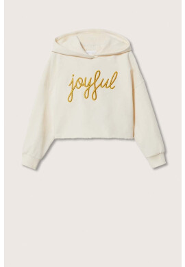 Mango Kids Детски памучен суичър Joyful - Pepit.bg