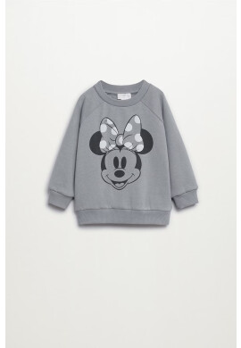 Mango Kids Детски памучен суичър Mblue - Pepit.bg