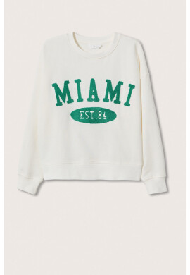 Mango Kids Детски памучен суичър Miami - Pepit.bg