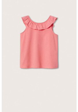 Mango Kids Детски памучен топ Mag - Pepit.bg