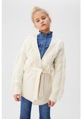 Mango Kids Детски пуловер Annie 110-164 cm - Pepit.bg