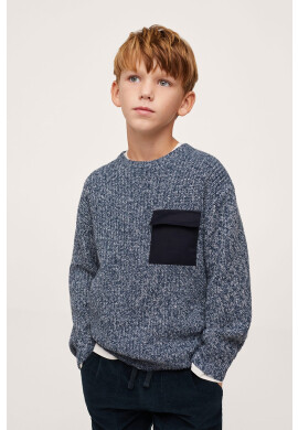 Mango Kids Детски пуловер Hansel от лека материя - Pepit.bg