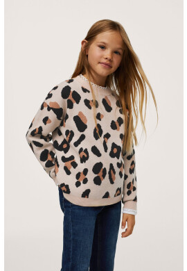 Mango Kids Детски пуловер Miau - Pepit.bg