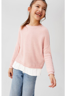 Mango Kids Детски пуловер Mixy 110-164 cm - Pepit.bg