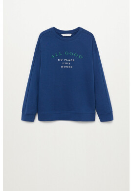 Mango Kids Детски суичър WORDING - Pepit.bg