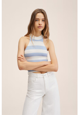 Mango Kids Детски топ Stripes - Pepit.bg