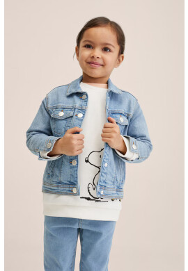 Mango Kids Детско дънково яке Mareta - Pepit.bg