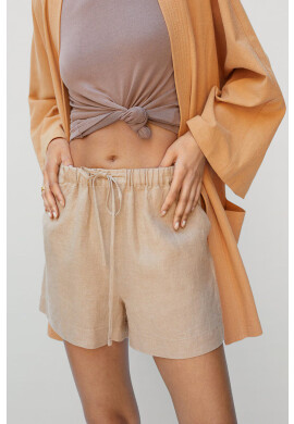 Mango Къси панталони LINEN - Pepit.bg