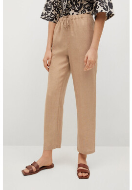 Mango Панталони Linen - Pepit.bg