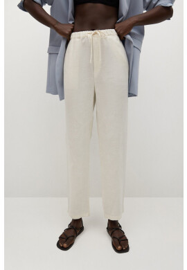 Mango Панталони Linen - Pepit.bg