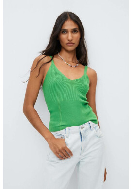 Mango Топ Menta дамски в зелено - Pepit.bg