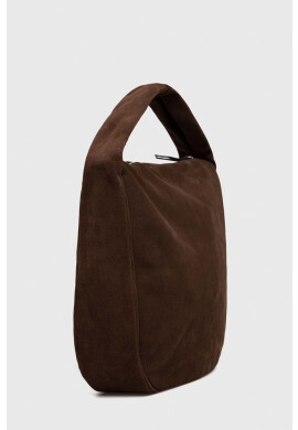 Marc O'Polo Велурена чанта в кафяво - Pepit.bg