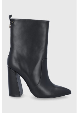 Marciano Guess Кожени боти дамски в черно с висок ток - Pepit.bg