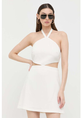 Marciano Guess Рокля в бежово къс модел със стандартна кройка - Pepit.bg