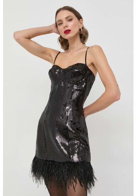 Marciano Guess Рокля Great Gatsby в черно къс модел с кройка по тялото - Pepit.bg