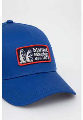 Marmot Шапка с козирка в тъмносиньо с апликация - Pepit.bg