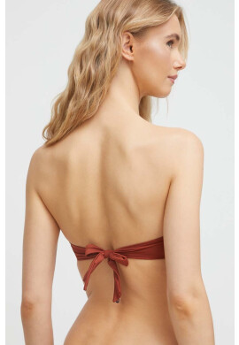 Max Mara Beachwear Горнище на бански в бяло с меки чашки - Pepit.bg