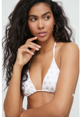 Max Mara Beachwear Горнище на бански Max Mara в златисто с мека чашка - Pepit.bg