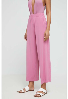 Max Mara Beachwear Плажен панталон в розово - Pepit.bg
