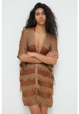 Max Mara Beachwear Плажна наметка в кафяво - Pepit.bg