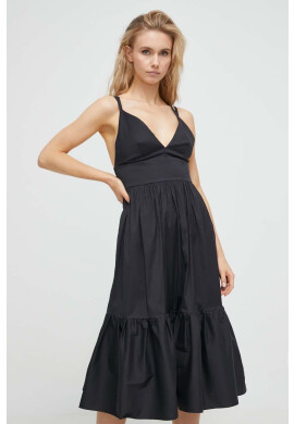Max Mara Beachwear Плажна рокля в черно - Pepit.bg