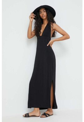 Max Mara Beachwear Плажна рокля в черно - Pepit.bg