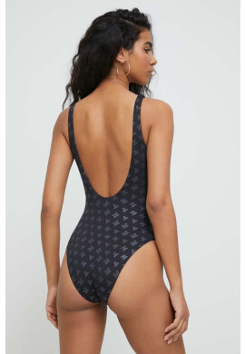 Max Mara Beachwear Цял бански в черно с мека чашка - Pepit.bg